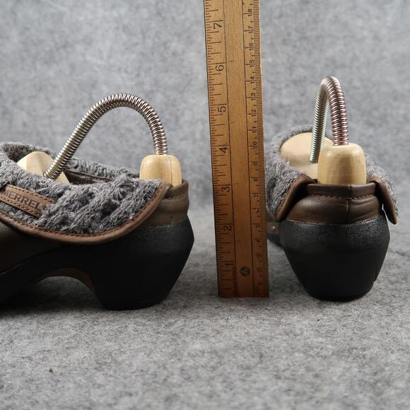 Merrell Shoes Womens 7 Clogs Slip On Leather Luxe Knit Comfort Fashion Casual - Picture 6 of 16
